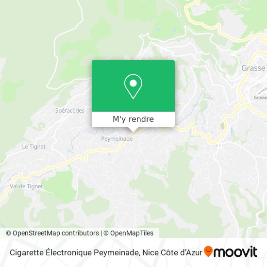 Cigarette Électronique Peymeinade plan