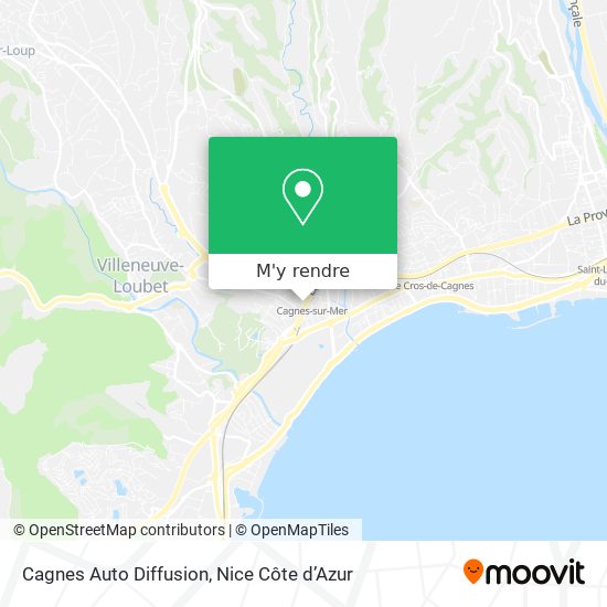 Cagnes Auto Diffusion plan