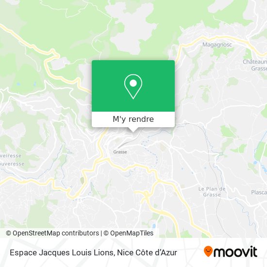 Espace Jacques Louis Lions plan