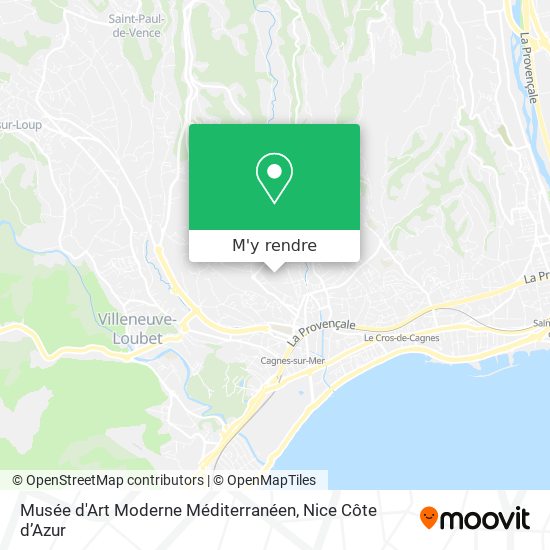 Musée d'Art Moderne Méditerranéen plan
