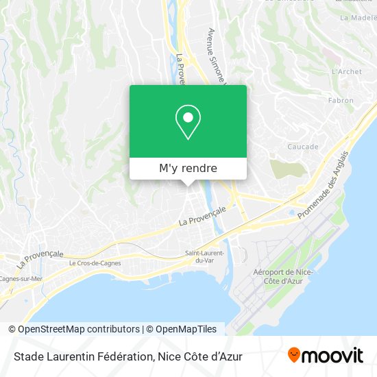 Stade Laurentin Fédération plan