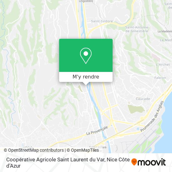 Coopérative Agricole Saint Laurent du Var plan