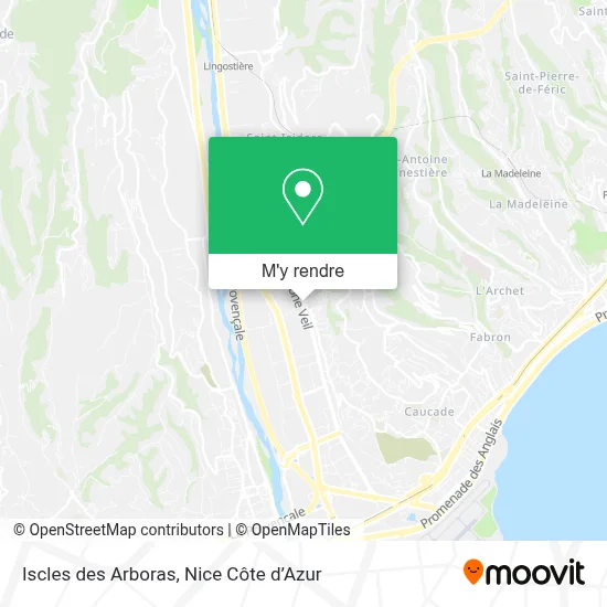 Iscles des Arboras plan