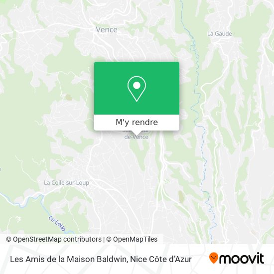 Les Amis de la Maison Baldwin plan