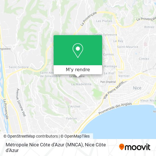 Métropole Nice Côte d’Azur (MNCA) plan