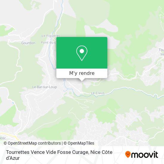 Tourrettes Vence Vide Fosse Curage plan