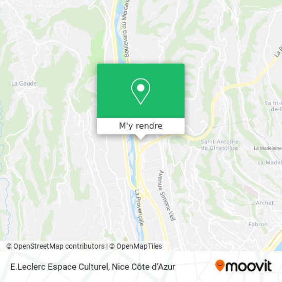 E.Leclerc Espace Culturel plan