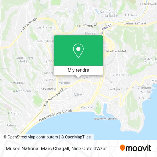 Musée National Marc Chagall plan