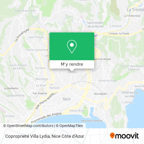 Copropriété Villa Lydia plan
