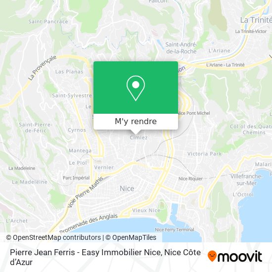 Pierre Jean Ferris - Easy Immobilier Nice plan