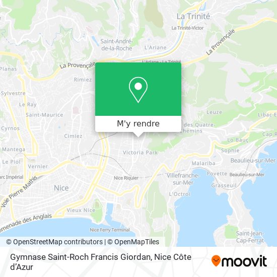 Gymnase Saint-Roch Francis Giordan plan