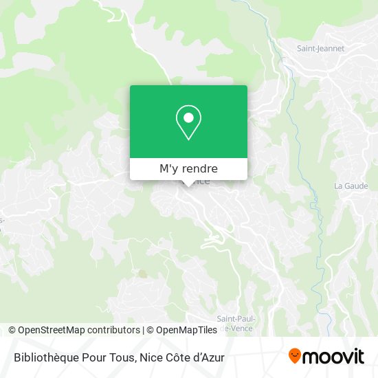 Bibliothèque Pour Tous plan