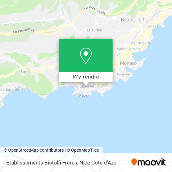 Etablissements Bistolfi Frères plan
