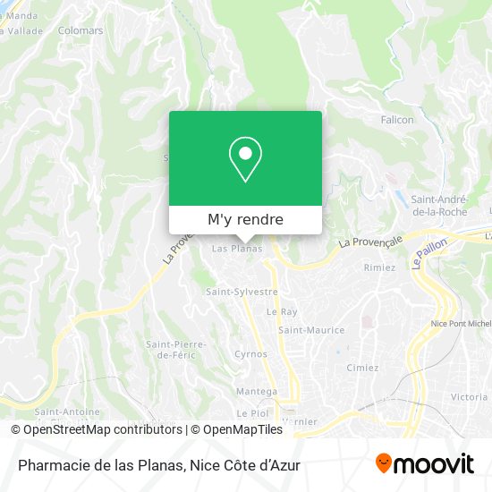 Pharmacie de las Planas plan
