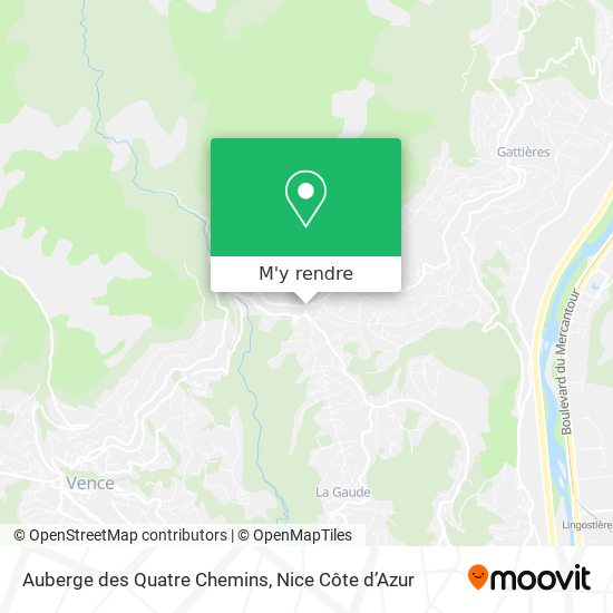 Auberge des Quatre Chemins plan