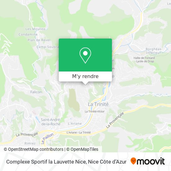 Complexe Sportif la Lauvette Nice plan