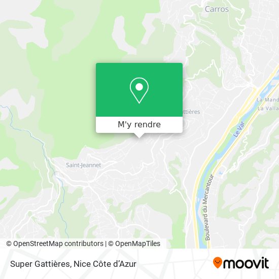 Super Gattières plan
