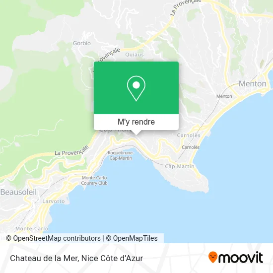 Chateau de la Mer plan