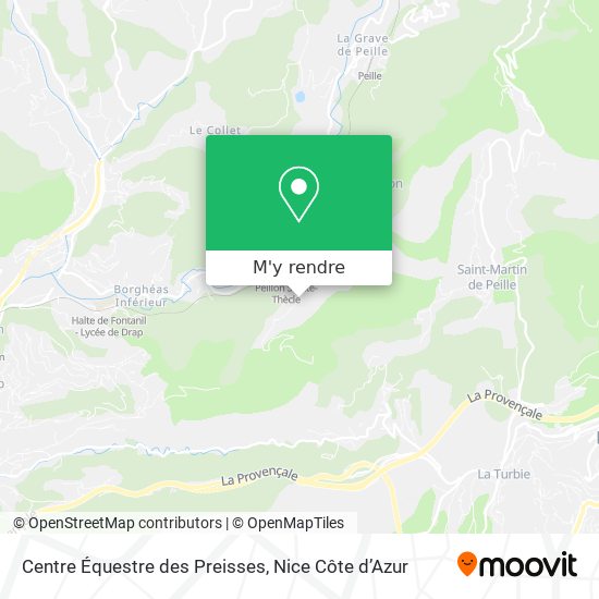 Centre Équestre des Preisses plan