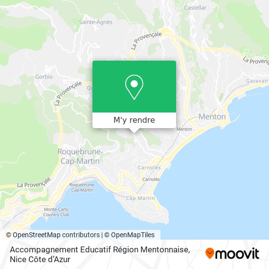 Accompagnement Educatif Région Mentonnaise plan