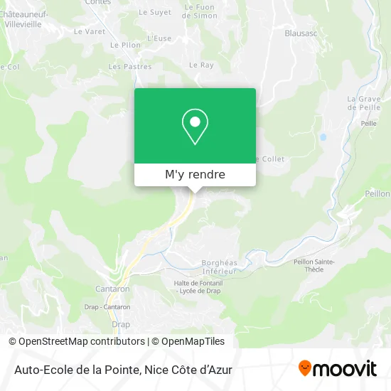 Auto-Ecole de la Pointe plan