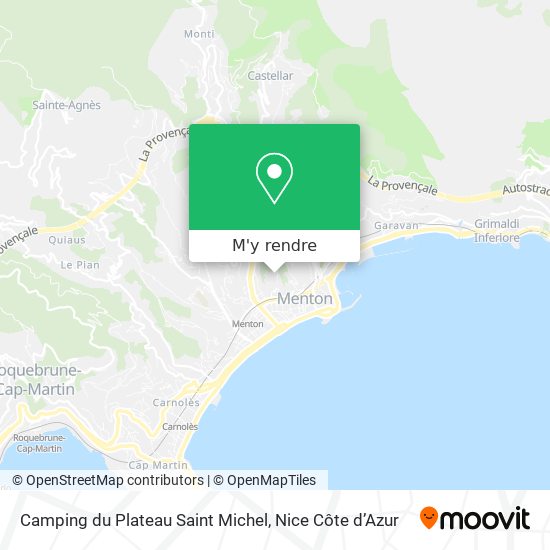 Camping du Plateau Saint Michel plan