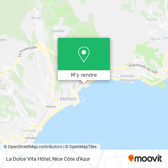 La Dolce Vita Hôtel plan