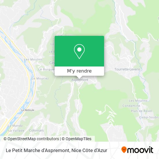 Le Petit Marche d'Aspremont plan