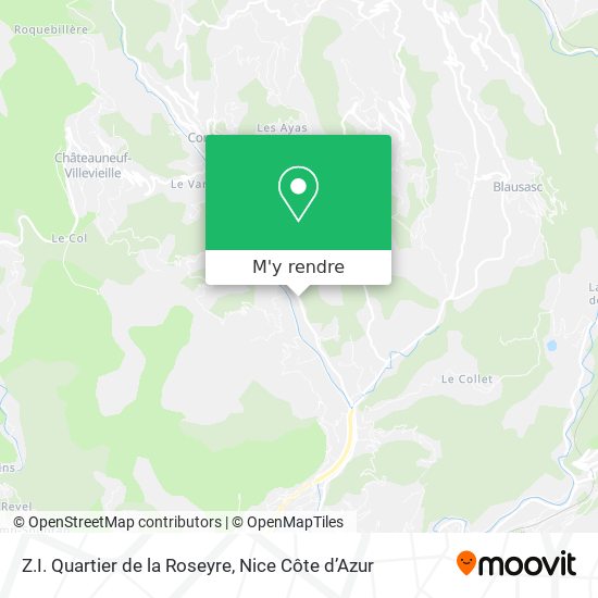 Z.I. Quartier de la Roseyre plan