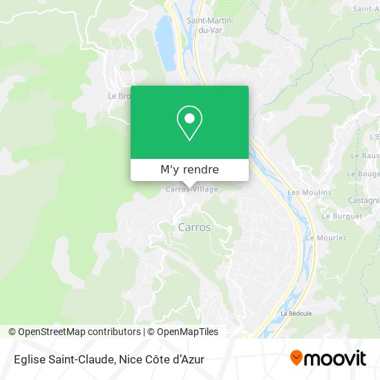 Eglise Saint-Claude plan