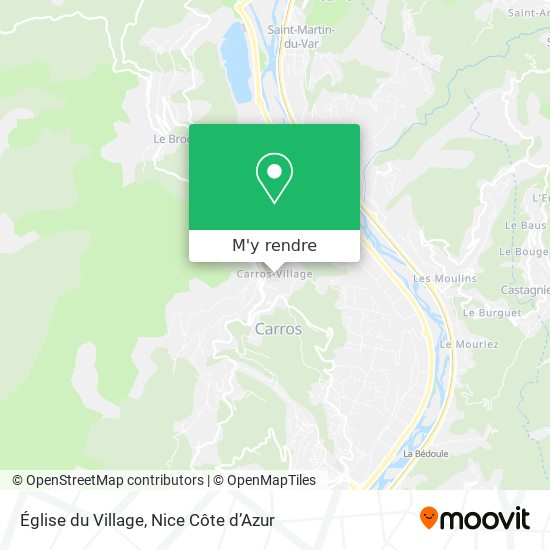 Église du Village plan