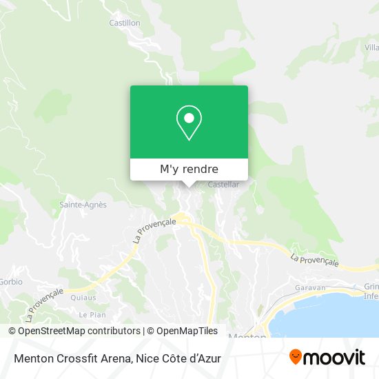 Menton Crossfit Arena plan