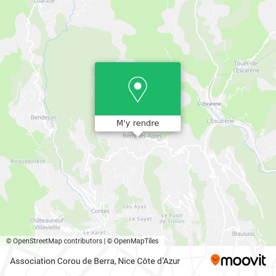 Association Corou de Berra plan