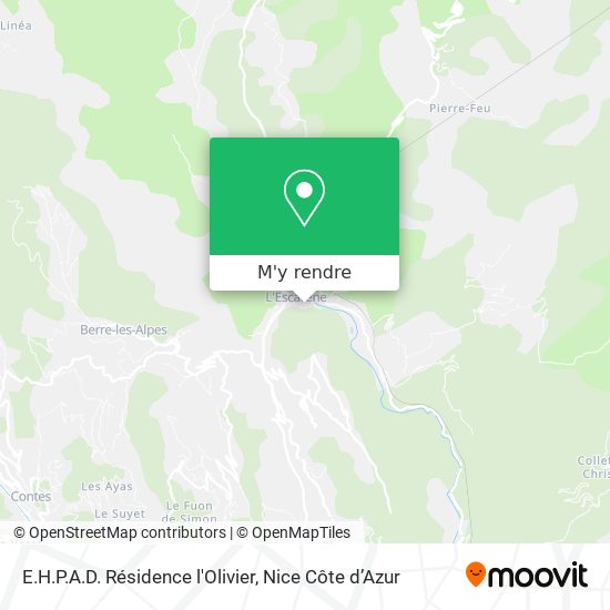 E.H.P.A.D. Résidence l'Olivier plan