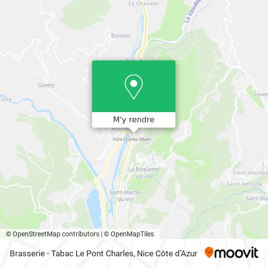 Brasserie - Tabac Le Pont Charles plan