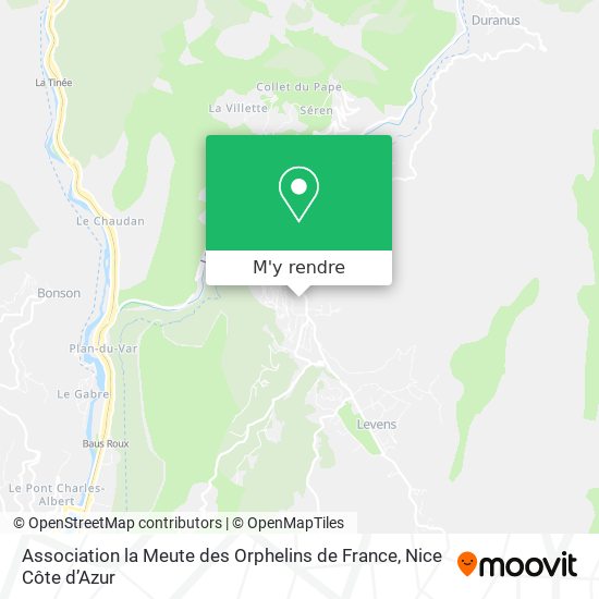 Association la Meute des Orphelins de France plan
