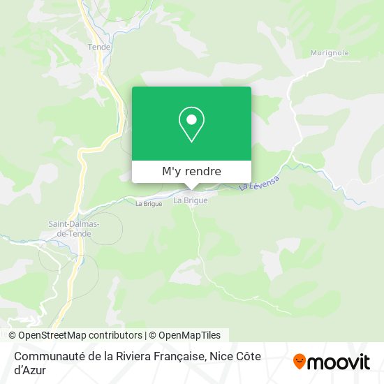 Communauté de la Riviera Française plan