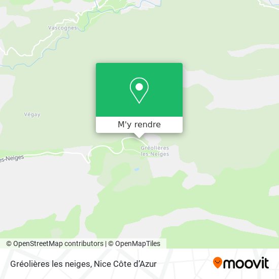 Gréolières les neiges plan