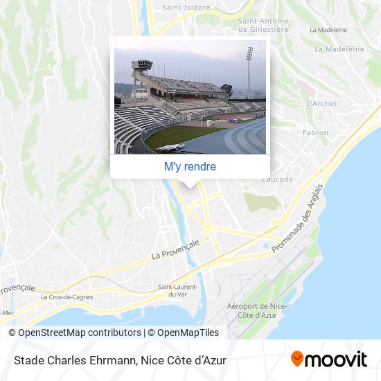 Stade Charles Ehrmann plan
