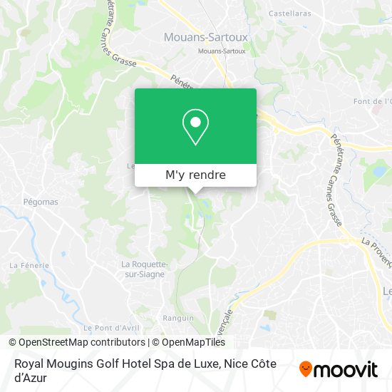 Royal Mougins Golf Hotel Spa de Luxe plan