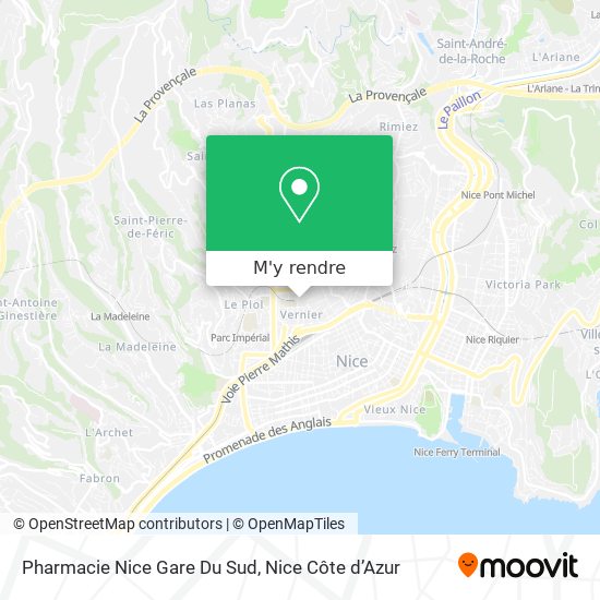 Pharmacie Nice Gare Du Sud plan