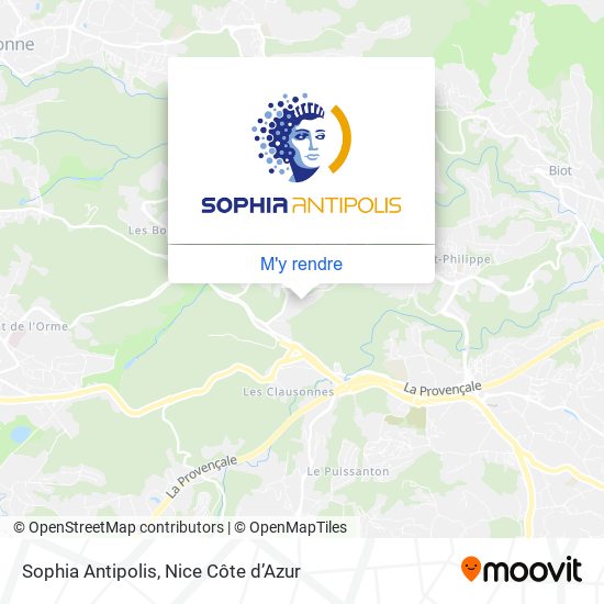 Sophia Antipolis plan