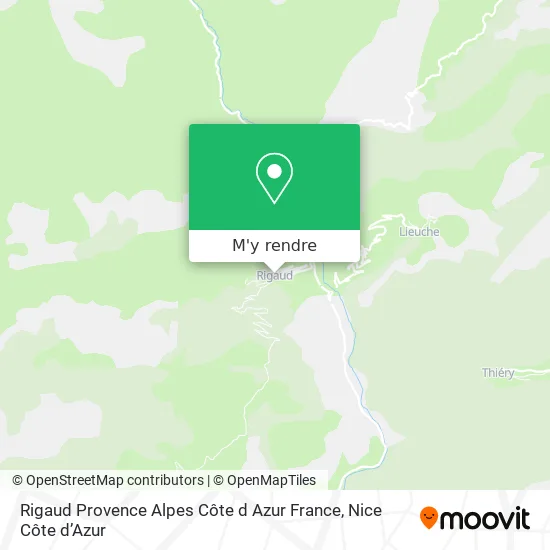 Rigaud Provence Alpes Côte d Azur France plan