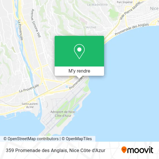 359 Promenade des Anglais plan