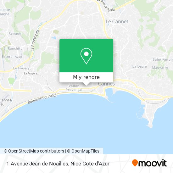 1 Avenue Jean de Noailles plan