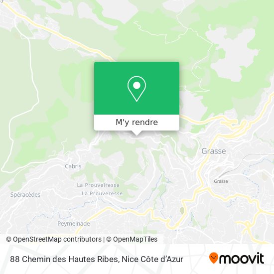 88 Chemin des Hautes Ribes plan