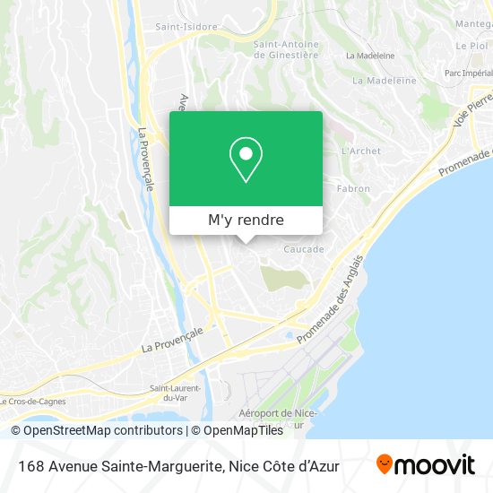 168 Avenue Sainte-Marguerite plan