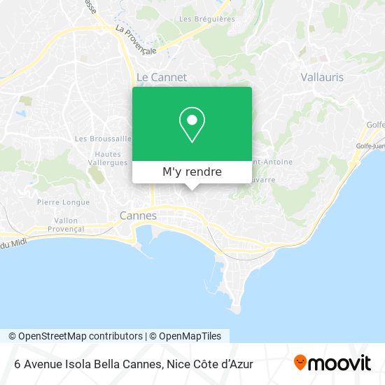 6 Avenue Isola Bella Cannes plan