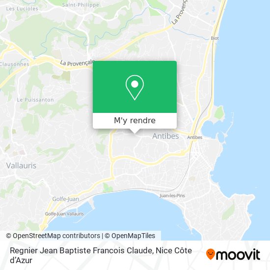 Regnier Jean Baptiste Francois Claude plan