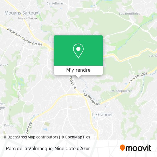 Parc de la Valmasque plan
